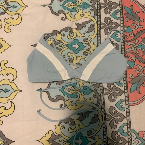 South Moon Under Other - South Moon Under Blue Bikini Top